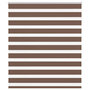 Voir la diapositive 1 : VIDAXL Store zebre marron 120x150cm largeur du tissu 115,9cm polyester