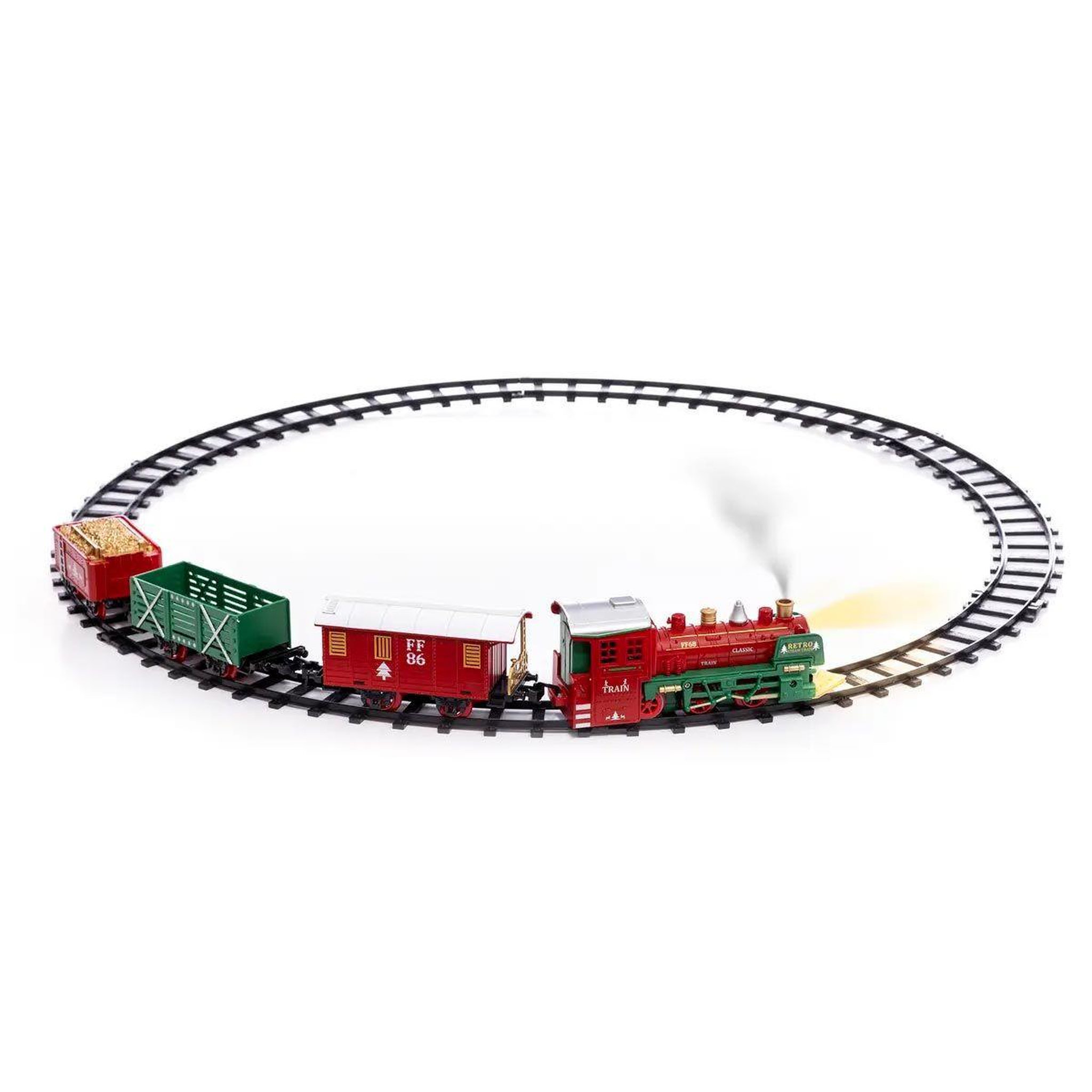 FEERIC LIGHT & CHRISTMAS Accessoire village de noël  train vapeur  63cm multicolore