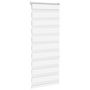 Voir la diapositive 3 : VIDAXL Store zebre blanc 55x150 cm largeur du tissu 50,9 cm polyester