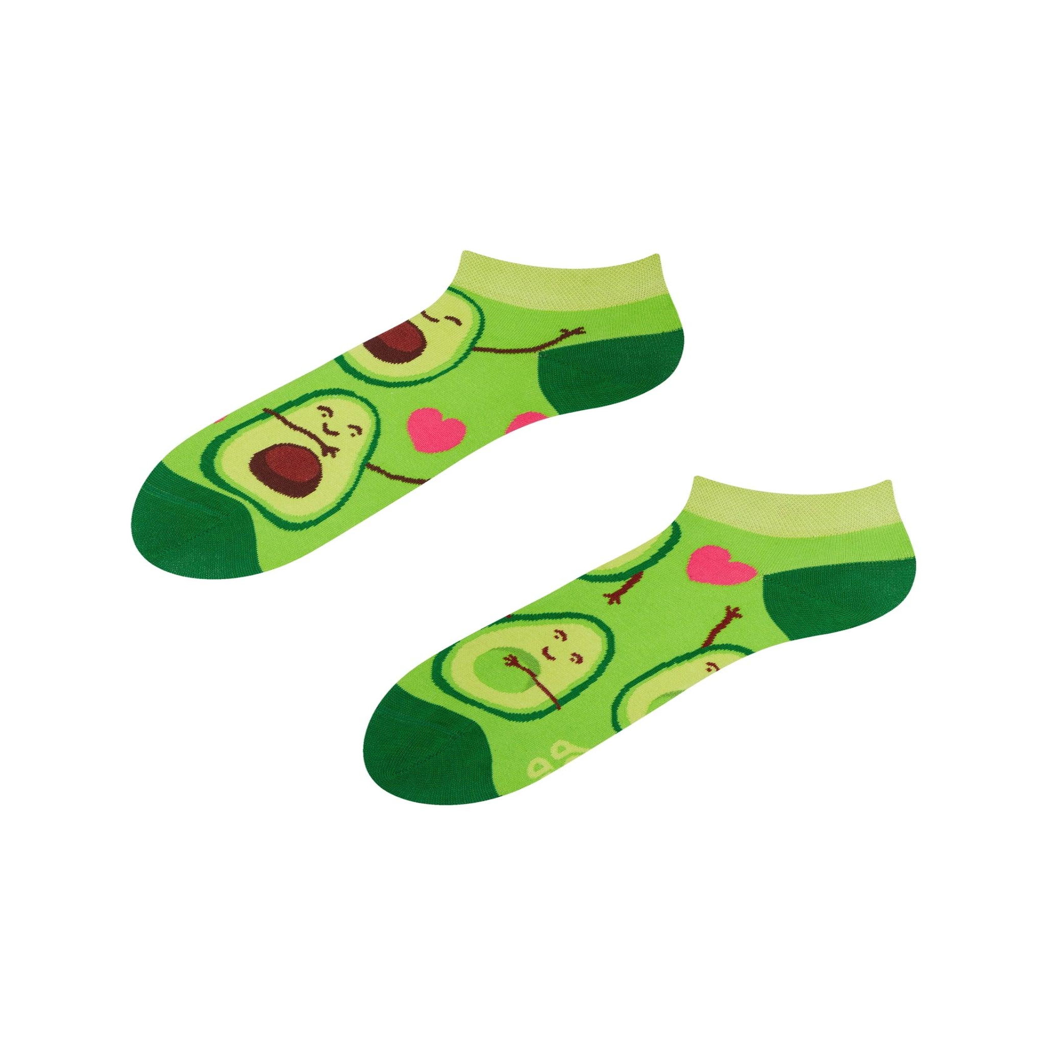 DEDOLES Socquettes amour des avocats. Coloris disponibles : Vert
