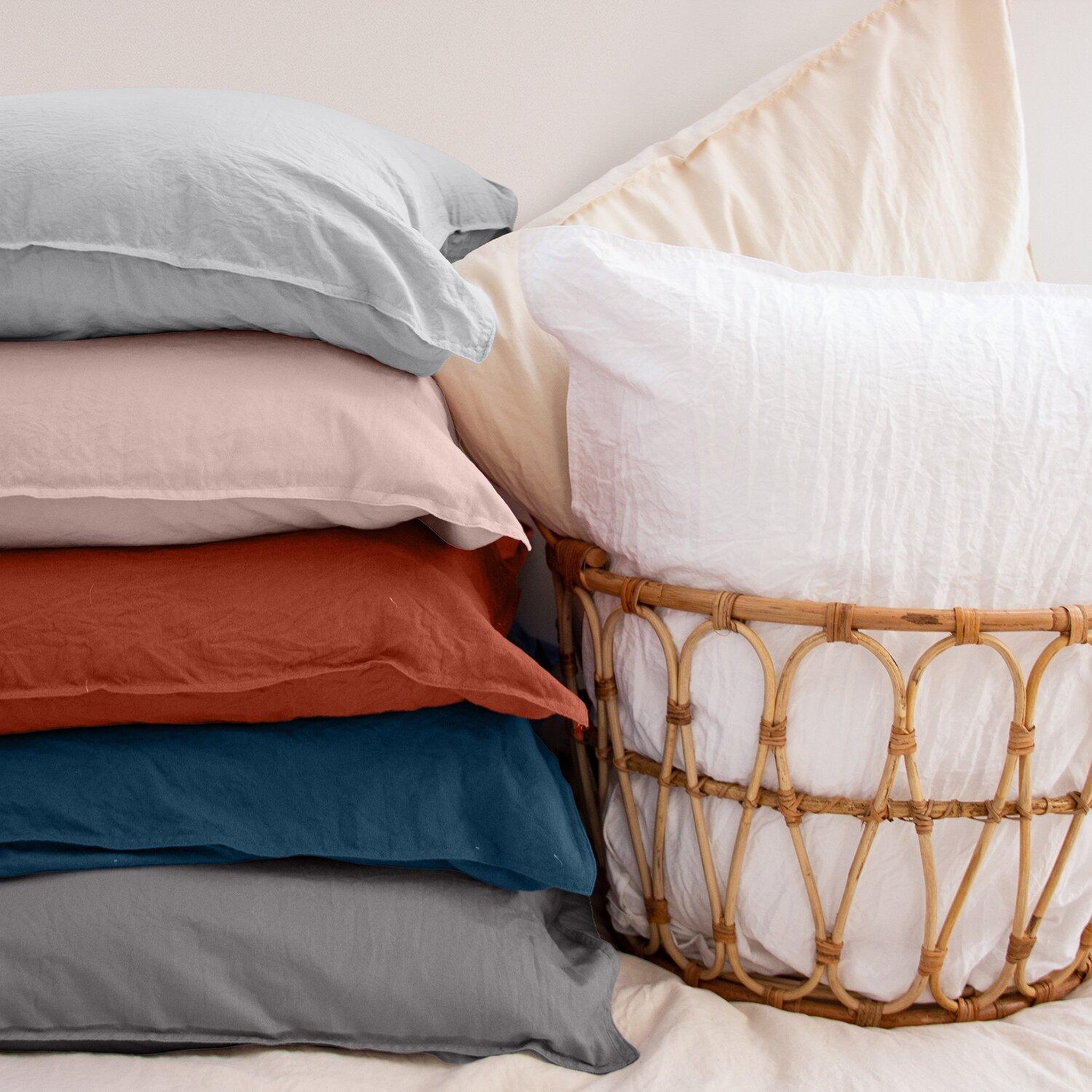 Voir la diapositive 3 : Home collection Parure microfibre lavee