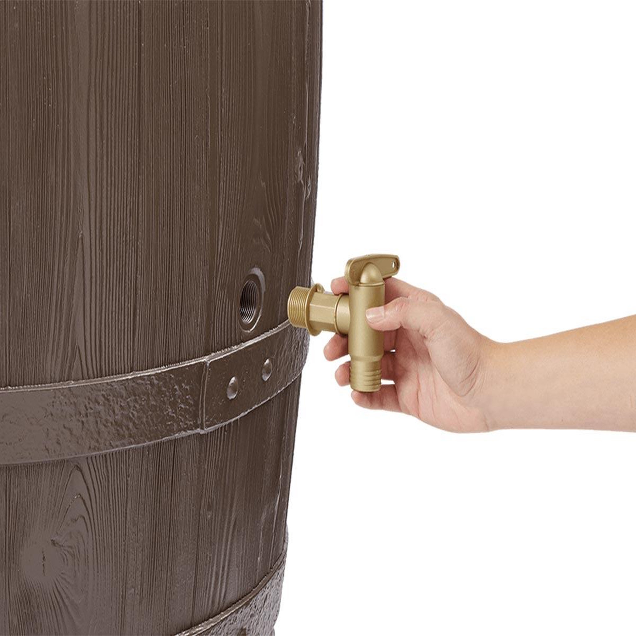 Voir la diapositive 4 : Garantia Récupérateur d'eau de pluie tonneau vino 250 l - garantia
