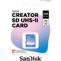 Voir la diapositive 2 : SANDISK Carte SD 256Go UHS-II  Creator