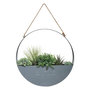 Voir la diapositive 2 : ATMOSPHERA Décoration Murale à Suspendre  Plante  44cm Gris