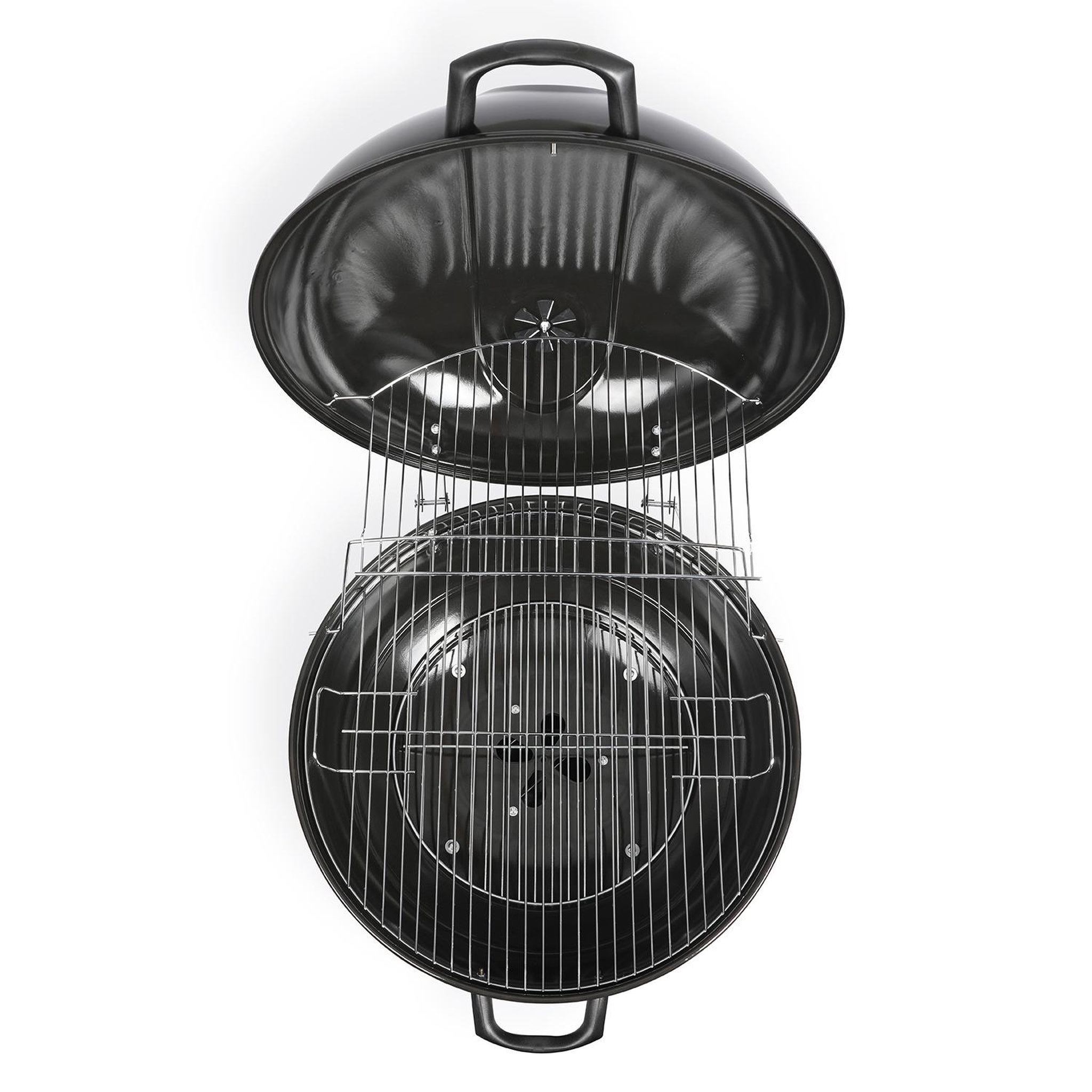 Voir la diapositive 3 : LIVOO Barbecue à charbon 55cm noir - doc270
