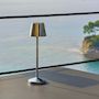 Voir la diapositive 3 : Lumisky Lampe de table sans fil EMILY Argent Aluminium H25cm