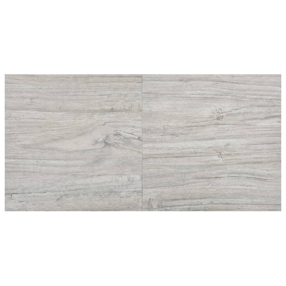 VIDAXL Dalles de plancher autoadhesives 55 pcs PVC 5,11 m^2 gris clair