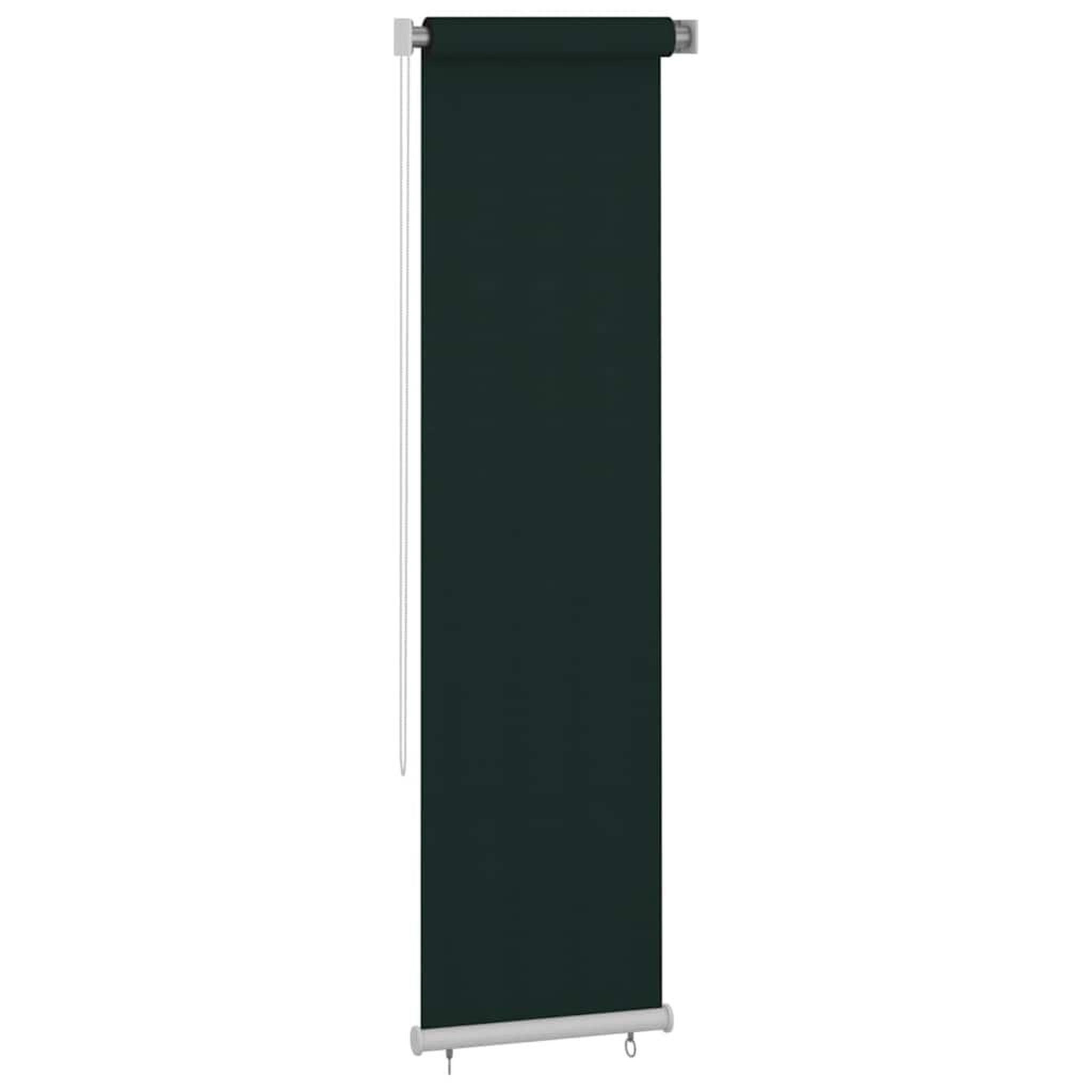 Voir la diapositive 2 : VIDAXL Store roulant d'exterieur 65 (l) x 230 (h) cm hdpe vert fonce