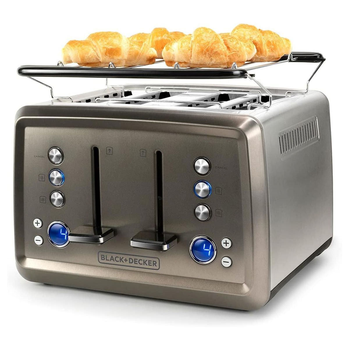 Black et Decker Grille-pain 4 fentes 1960w inox - BXTO1960E