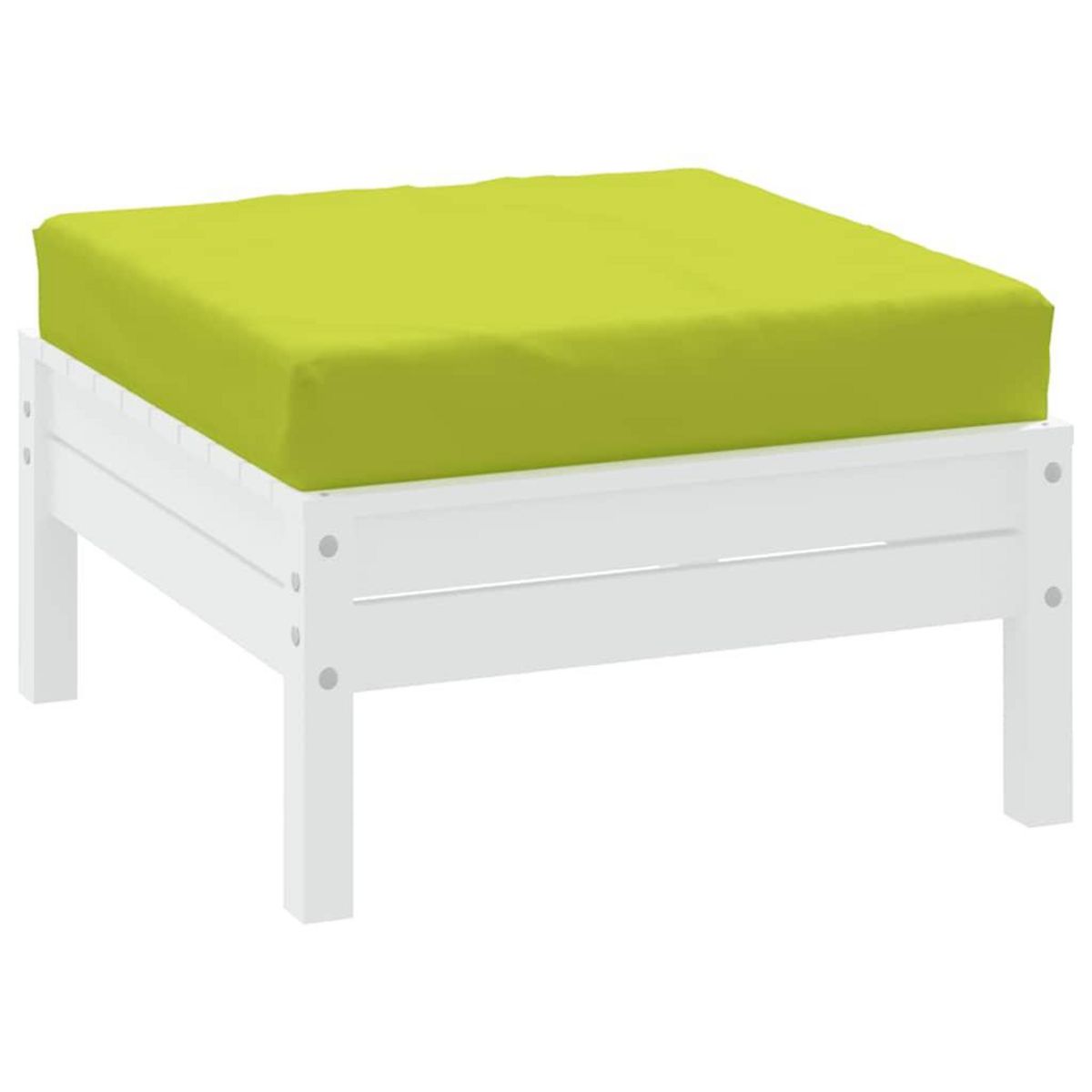 VIDAXL Coussin de palette vert vif 60x60x8 cm tissu oxford