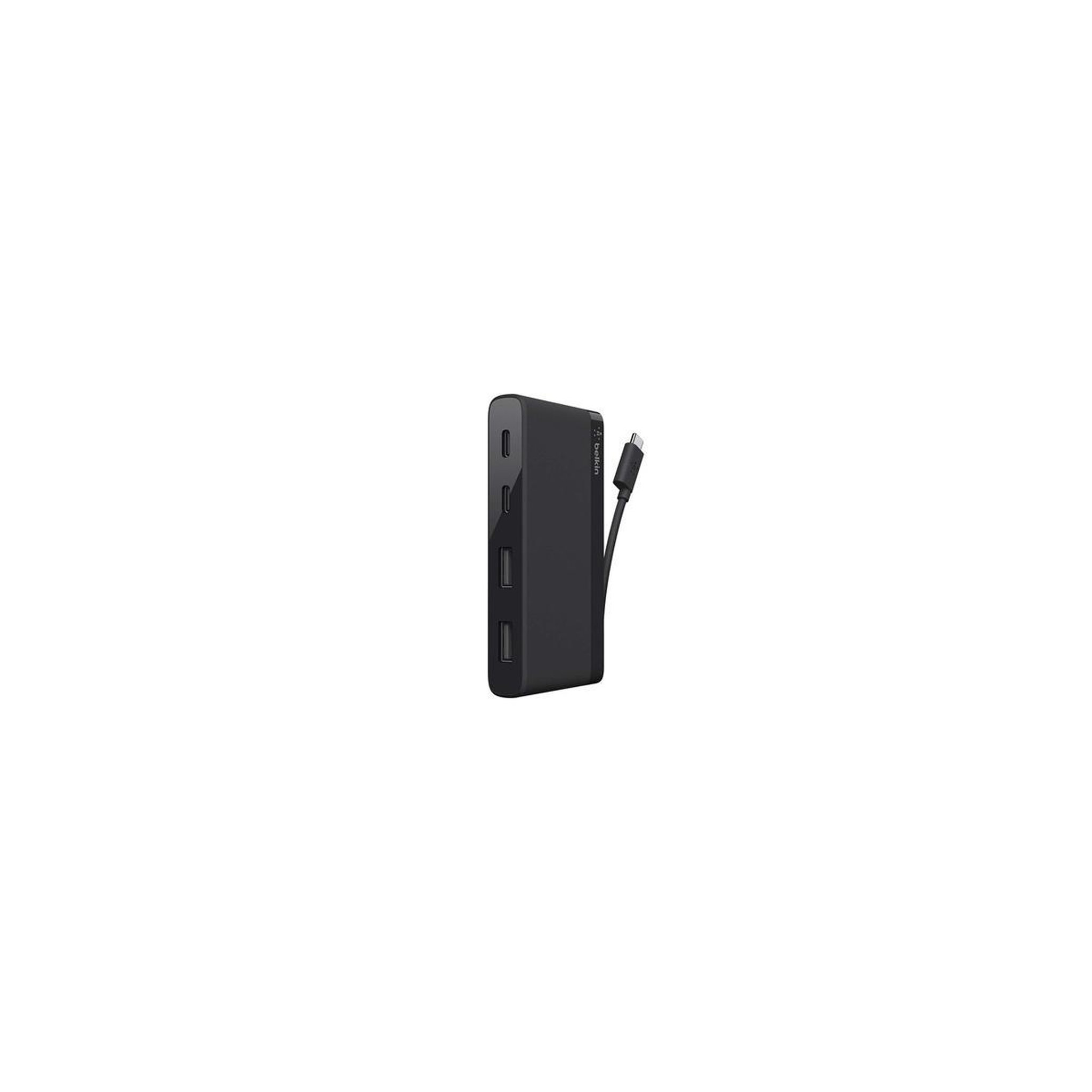 Voir la diapositive 2 : Belkin Hub USB-C 4 ports Belkin - Hub - 4 x USB 3.0 SuperSpeed
