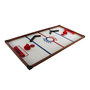 Voir la diapositive 3 : PLAY4FUN Plateaux Multi-jeux, 14 jeux : Ping Pong, Air Hockey, Bowling, Echec, Mikado, Back Gammon 97 x 49 x 3 cm