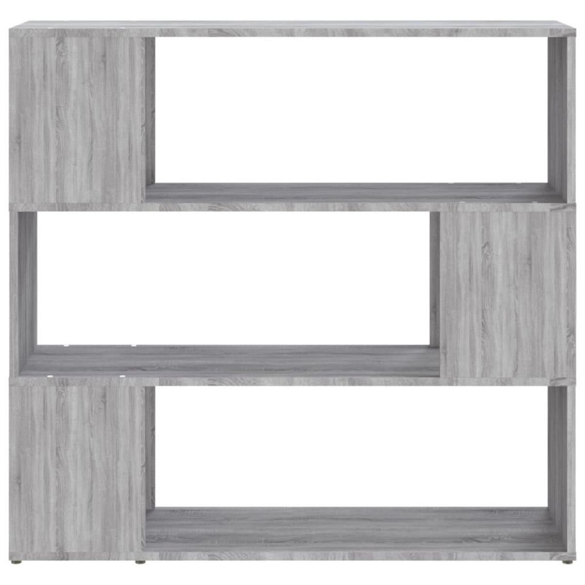 VIDAXL Bibliotheque/Separateur de piece Sonoma gris 100x24x94 cm