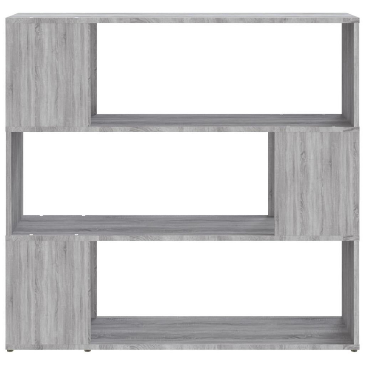 VIDAXL Bibliotheque/Separateur de piece Sonoma gris 100x24x94 cm