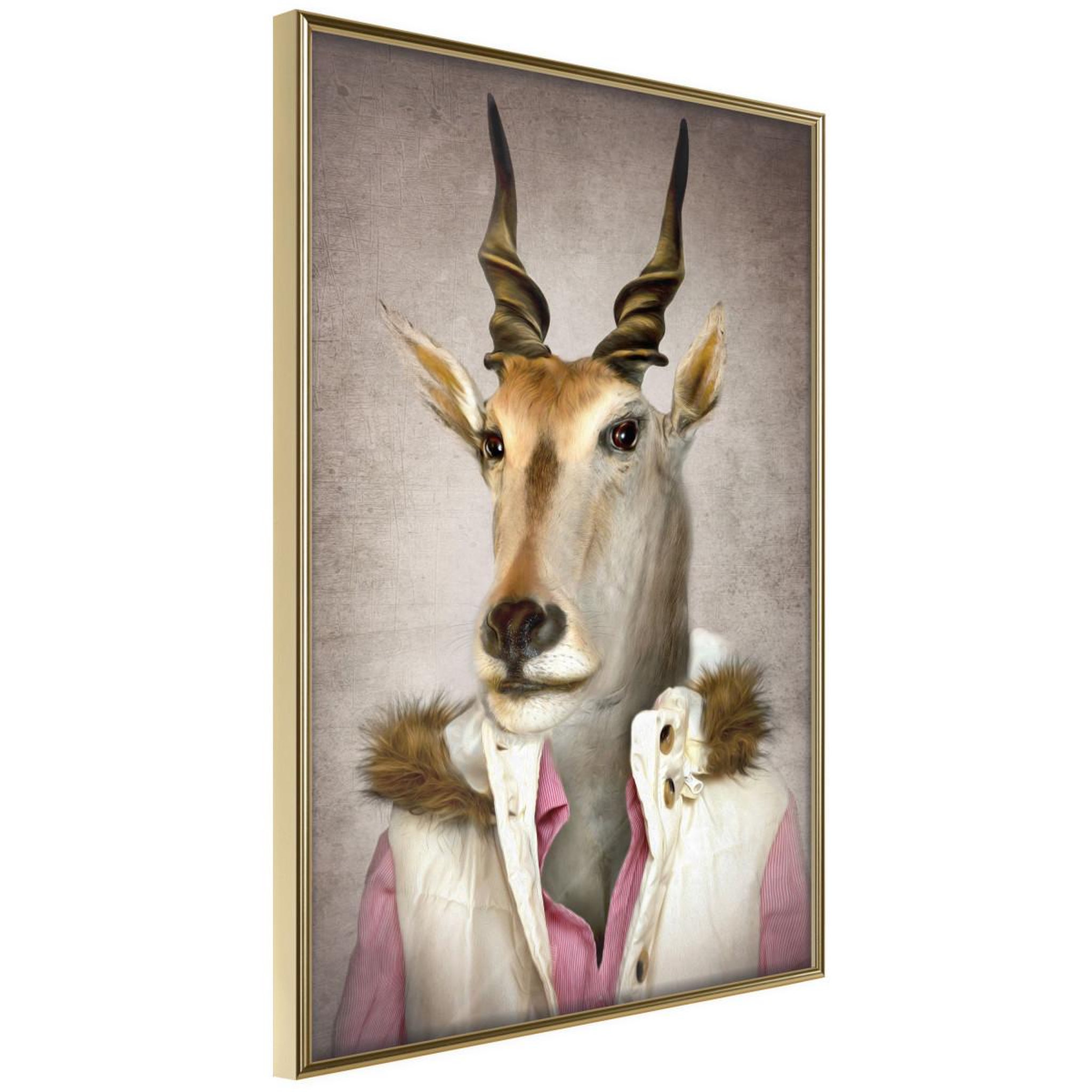 Paris Prix Affiche murale encadrée  animal alter ego antelope