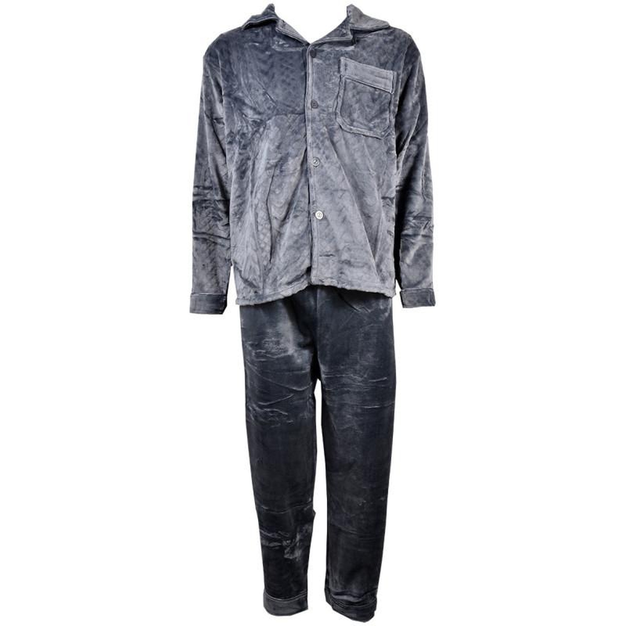 Voir la diapositive 1 : OZABI Pyjama Homme POLAIRE ECO