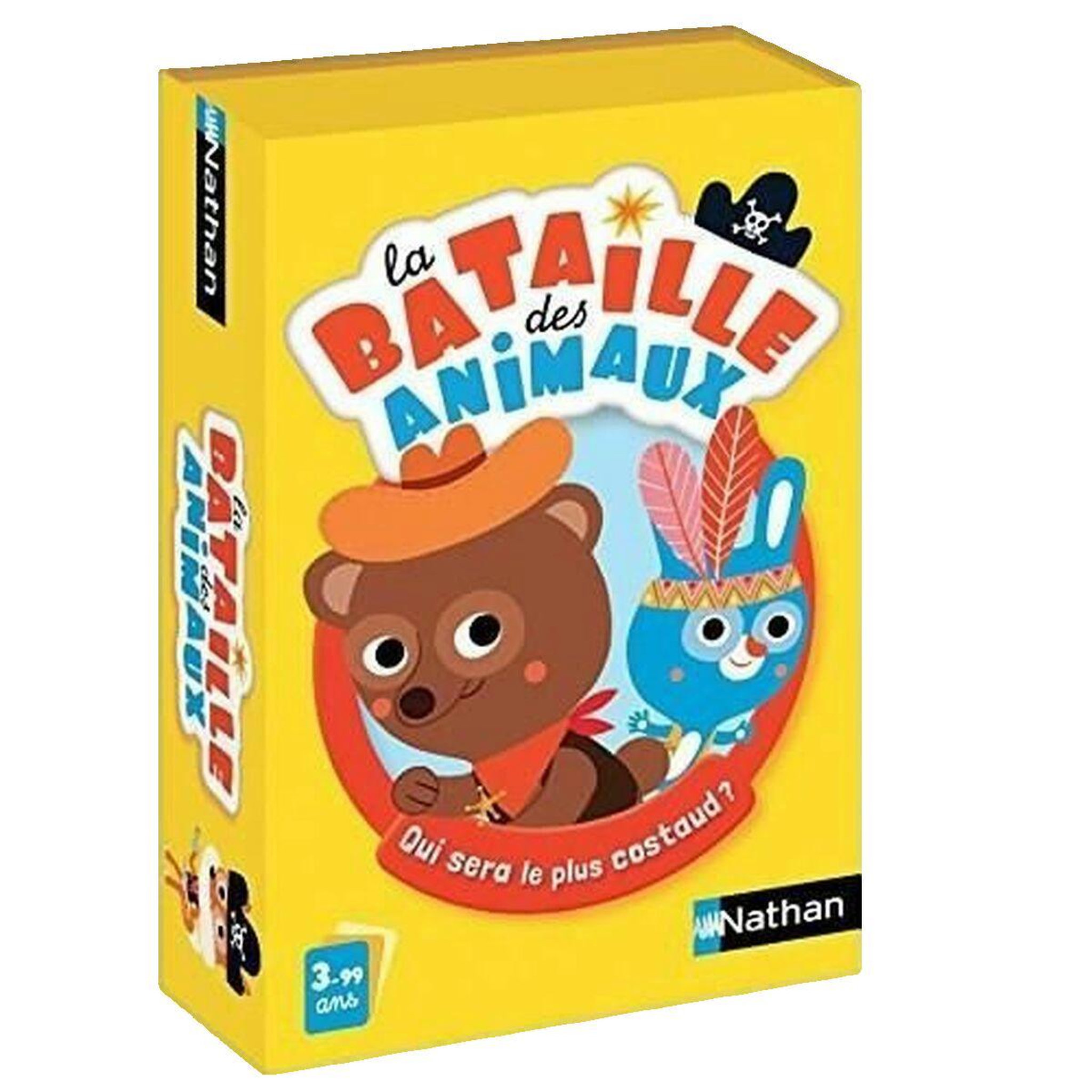 DISET Jeu de cartes Diset Bataille Animale coloré