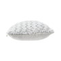 Voir la diapositive 2 : ATMOSPHERA Coussin Imitation Fourrure  Bouclée  45x45cm Gris Clair