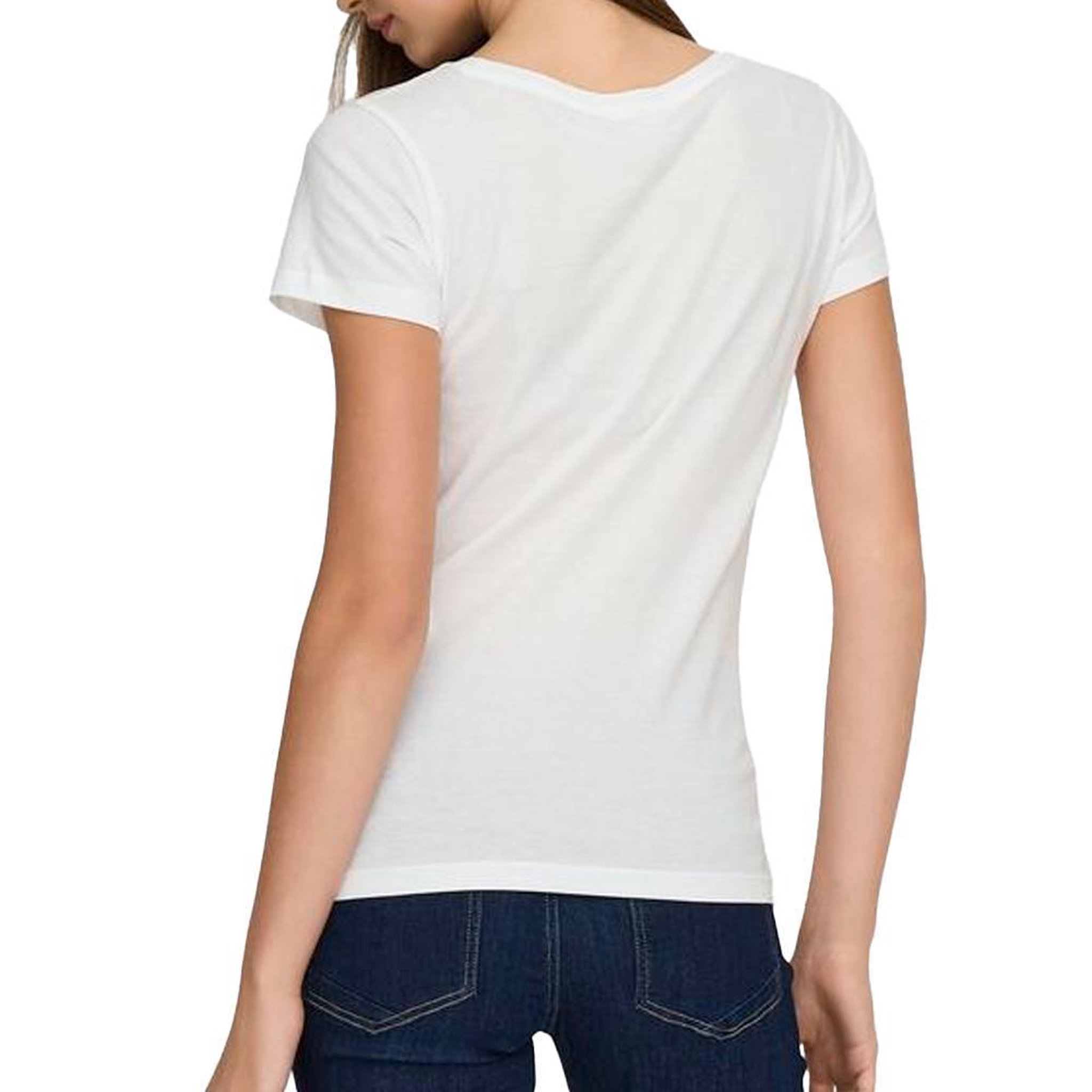 Voir la diapositive 2 : JACQUELINE DE YONG T-Shirt Blanc JDY Femme Jdy Detail