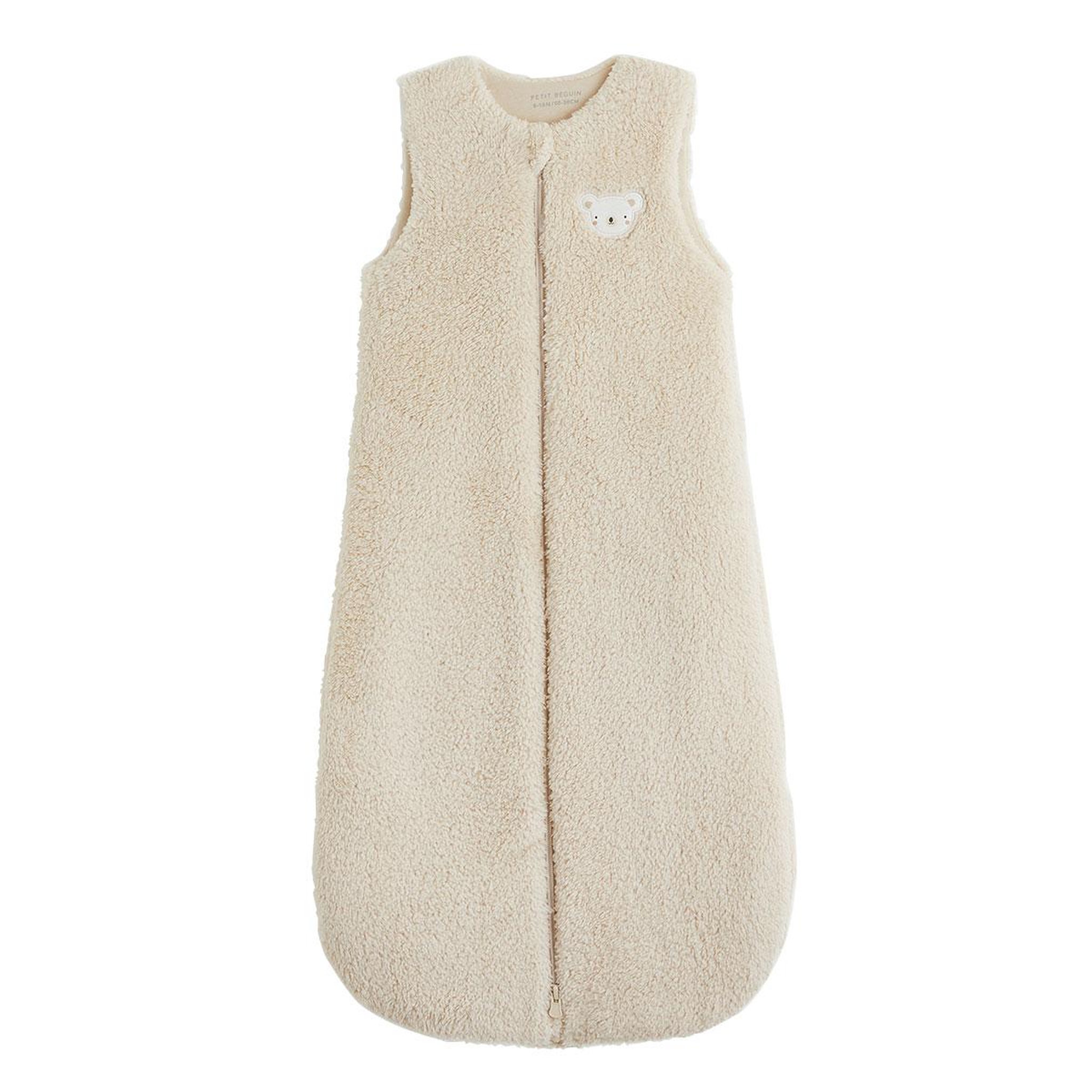 PETIT BEGUIN Gigoteuse d'hiver en sherpa. Coloris disponibles : Beige