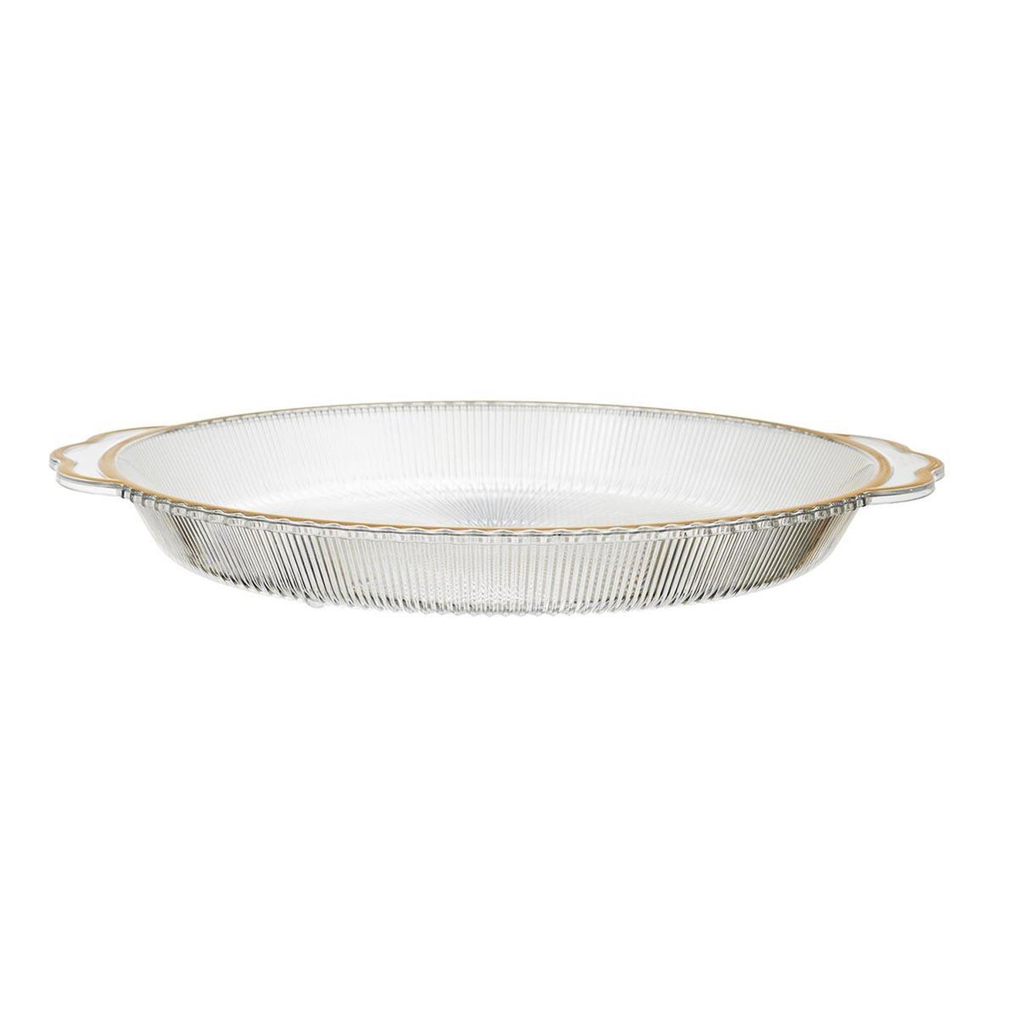 Voir la diapositive 2 : The Home Deco Factory Plateau de service design  mirage  38cm transparent