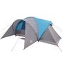 Voir la diapositive 5 : VIDAXL Tente familiale a dome 6 personnes bleu impermeable