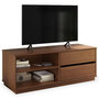 Voir la diapositive 5 : IDIMEX Meuble TV MAITE L 110 cm 2 tiroirs en bois massif