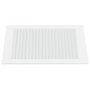 Voir la diapositive 3 : VIDAXL Portes d armoire à persiennes 2 pcs blanc 69x39,4 cm pin massif