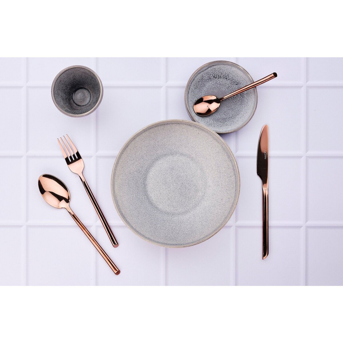 BJORN Coffret 6 petites cuillères KNUT - Copper