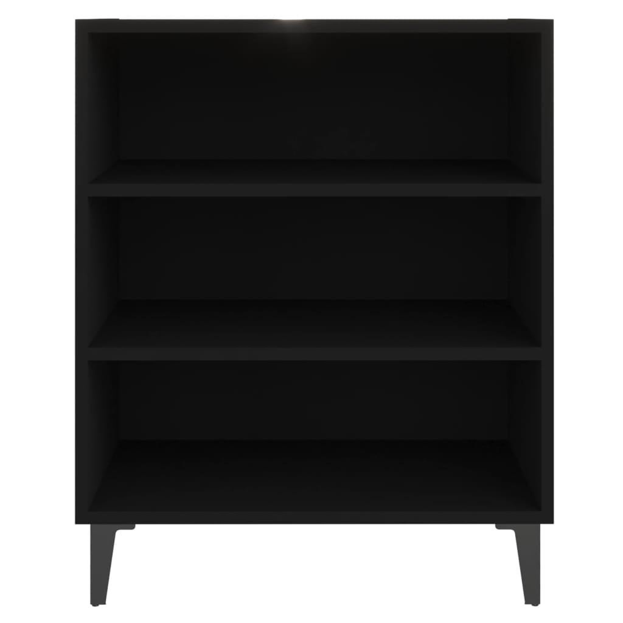Voir la diapositive 4 : VIDAXL Buffet noir 57x35x70 cm bois d'ingenierie