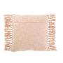 Voir la diapositive 2 : Paris Prix Coussin Déco Franges  Losange  50x50cm Rose