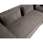 Voir la diapositive 6 : LISA DESIGN Stella - canapé d'angle droit - 4 places - en tissu texturé