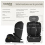Voir la diapositive 6 : tectake Siège auto norme i-size et base isofix avec protection contre les chocs latéraux noir