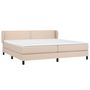 Voir la diapositive 3 : VIDAXL Sommier a lattes de lit avec matelas Cappuccino 200x200 cm