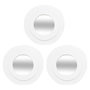 Voir la diapositive 1 : ATMOSPHERA Lot de 3 Miroirs Ronds  Emily  25cm Blanc