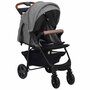 Voir la diapositive 2 : VIDAXL Poussette pour bebe 2-en-1 Gris clair Acier