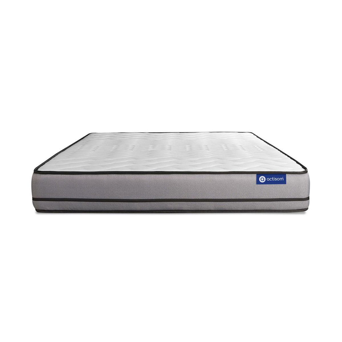 ACTISOM Matelas ACTIFLEX 140x190cm RESSORTS ENSACHES 3zones de confort