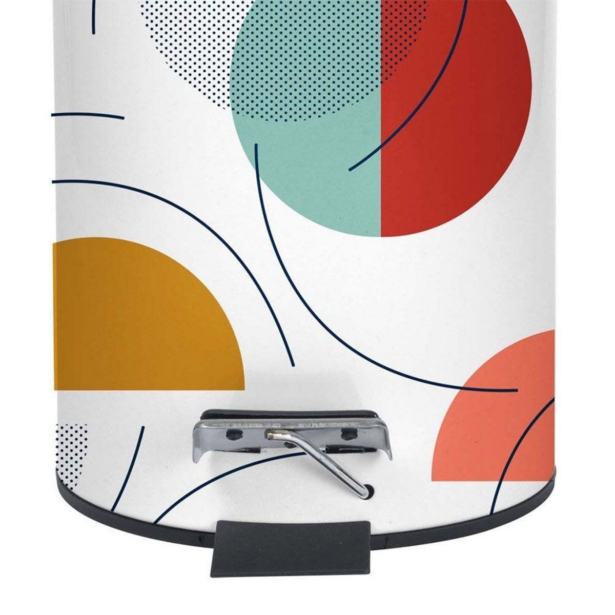 Douceur d'Intérieur Poubelle à pédale 3L Color Pop bleu