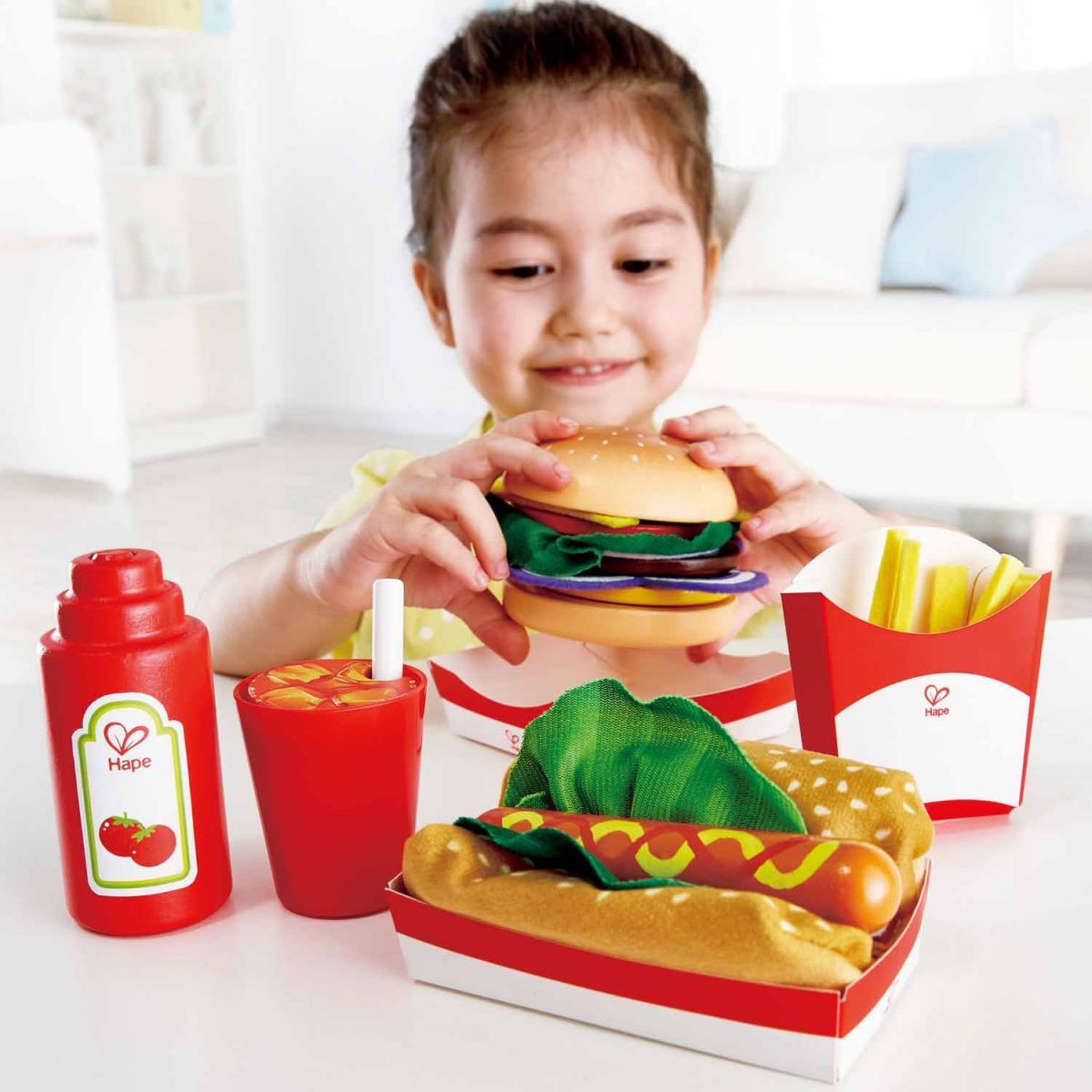Voir la diapositive 2 : Hape Ensemble de Fast Food dîner à l'américaine