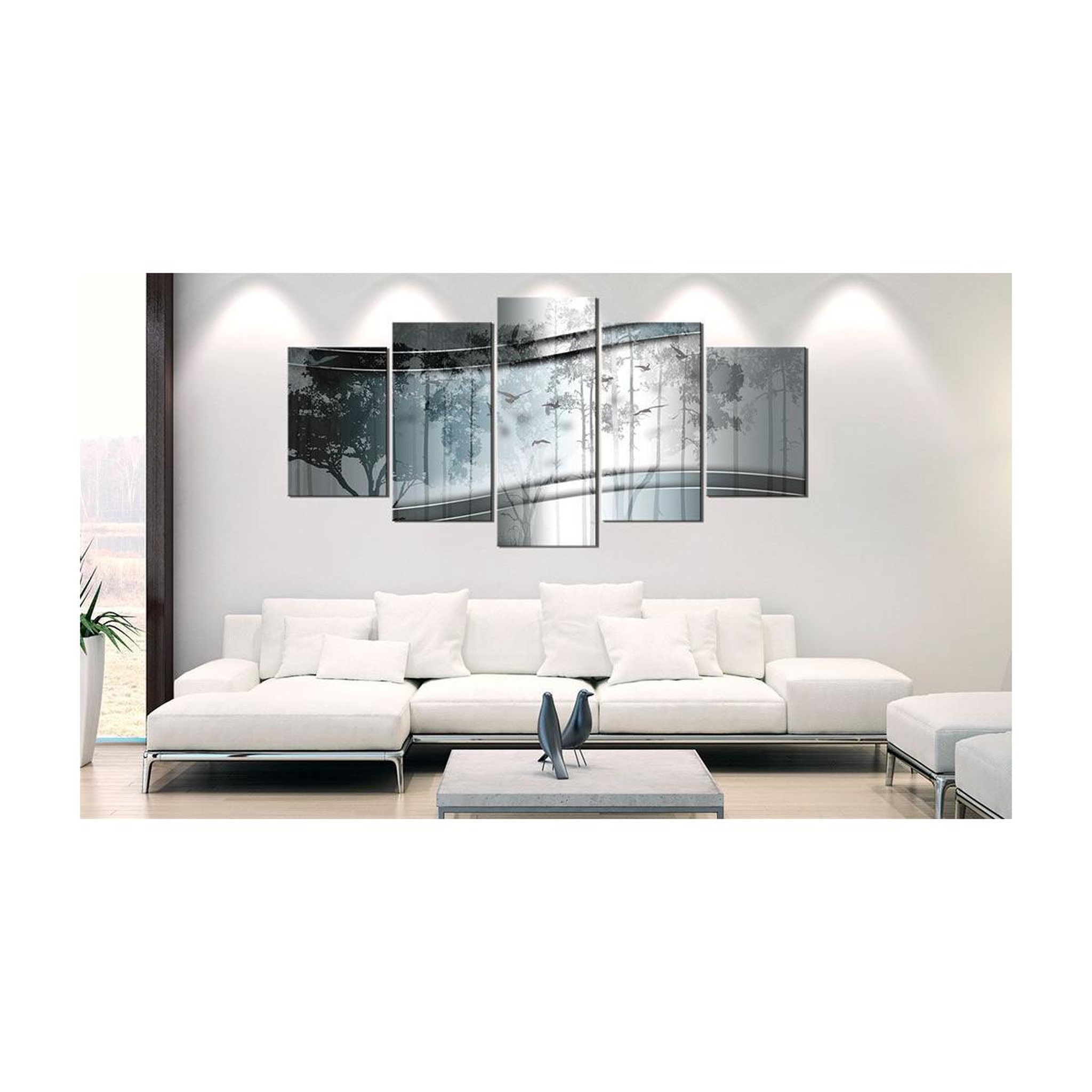 Voir la diapositive 2 : Paris Prix Tableau Imprimé  Forest Mists