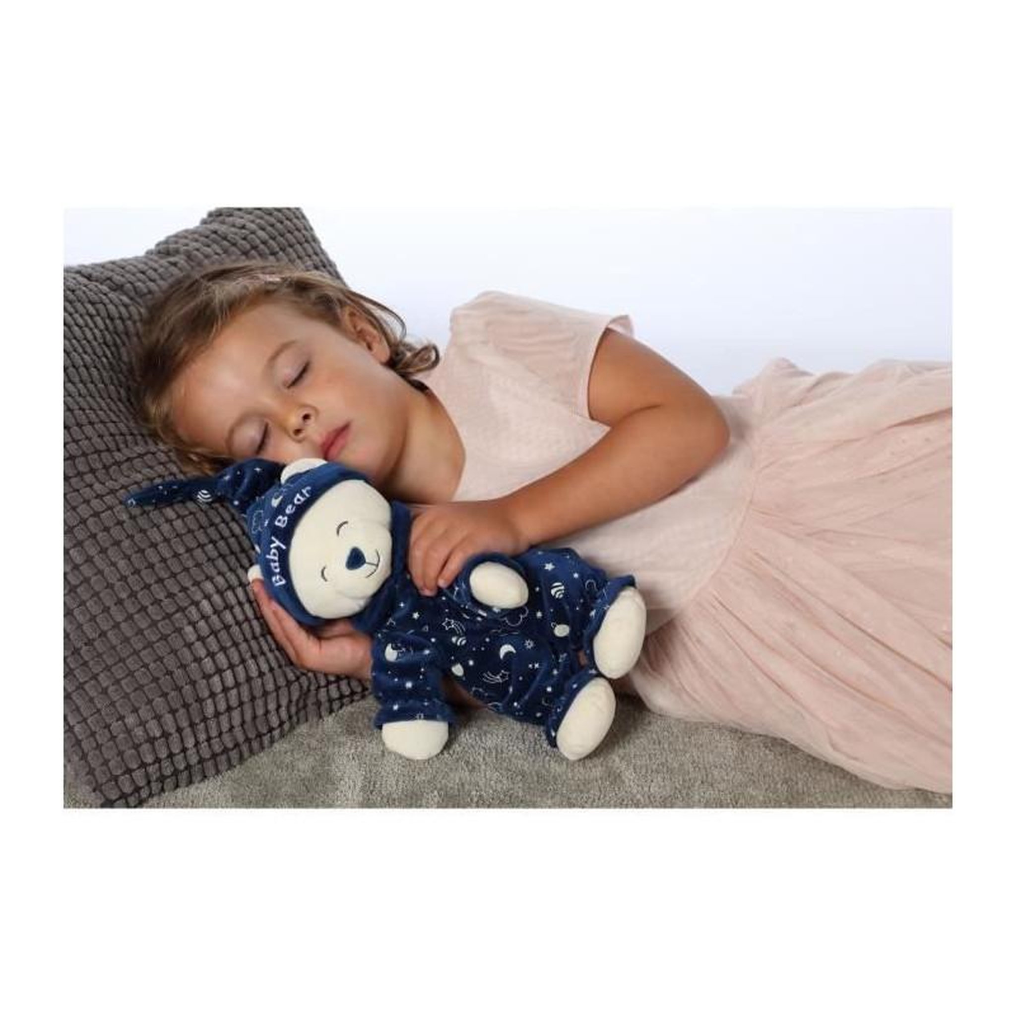 Voir la diapositive 3 : Gipsy Peluche - Gipsy Toys - Baby Bear glow in the dark