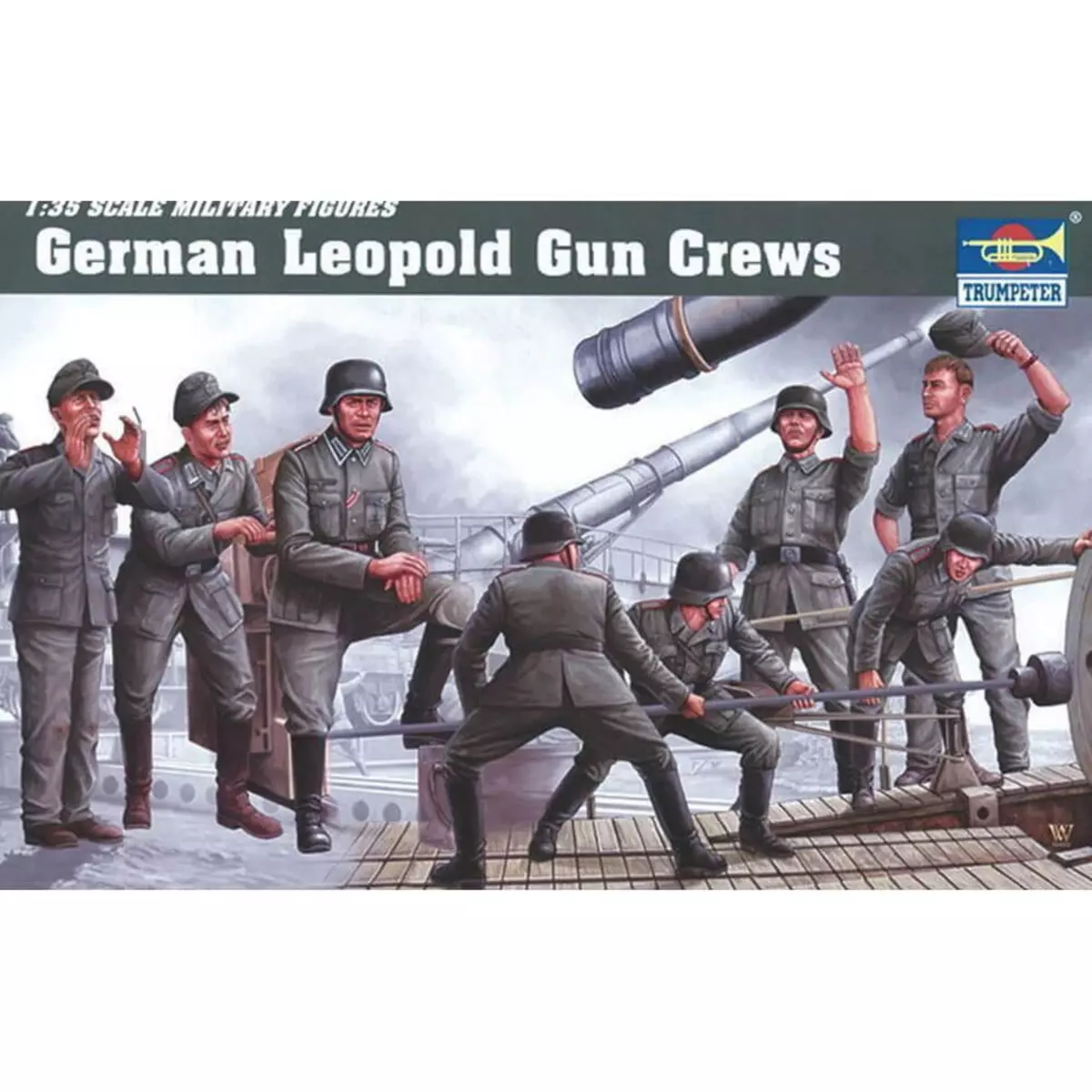 Trumpeter Figurines militaires : Artilleurs allemand canon