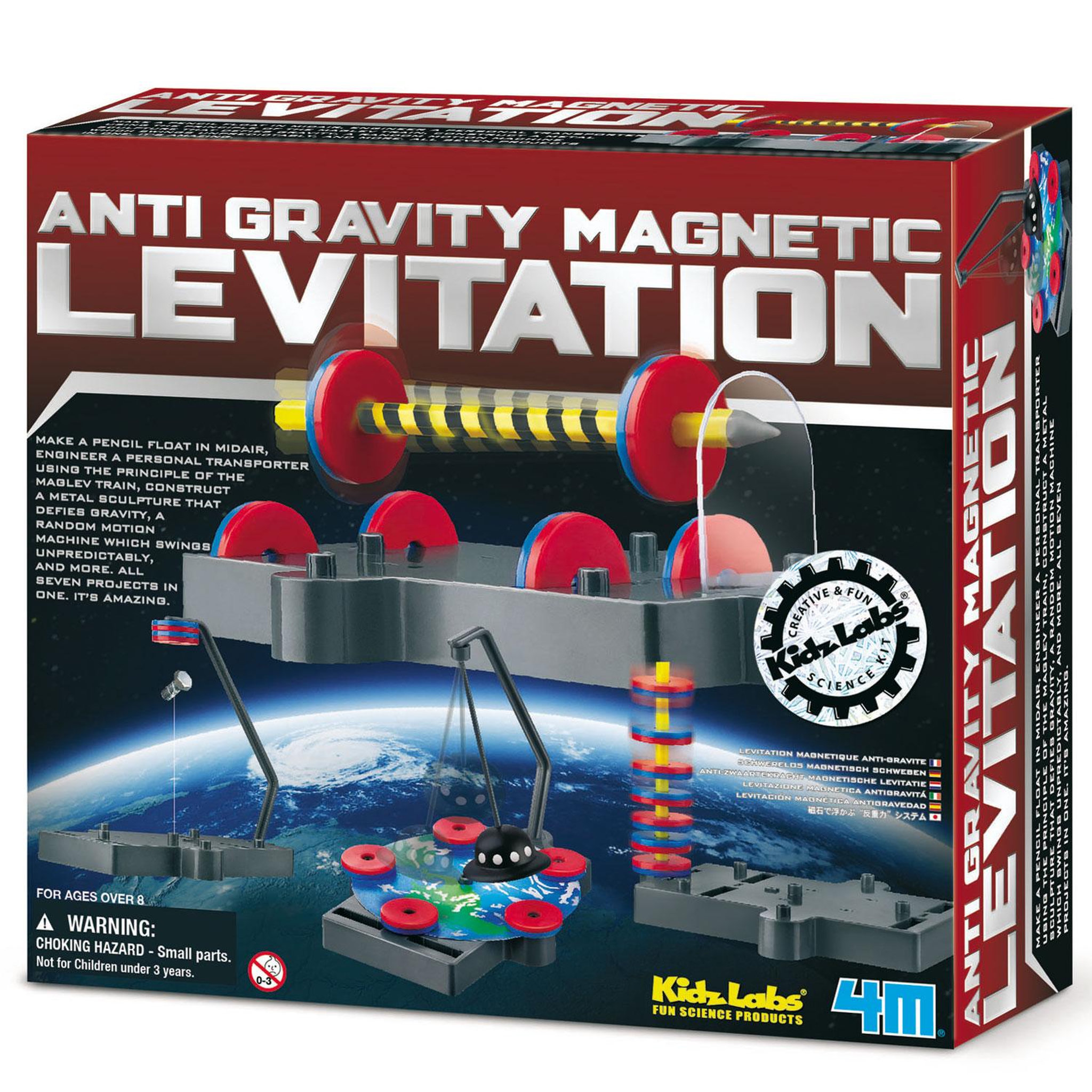 4M Jeu scientifique kidslabs : lévitation magnétique