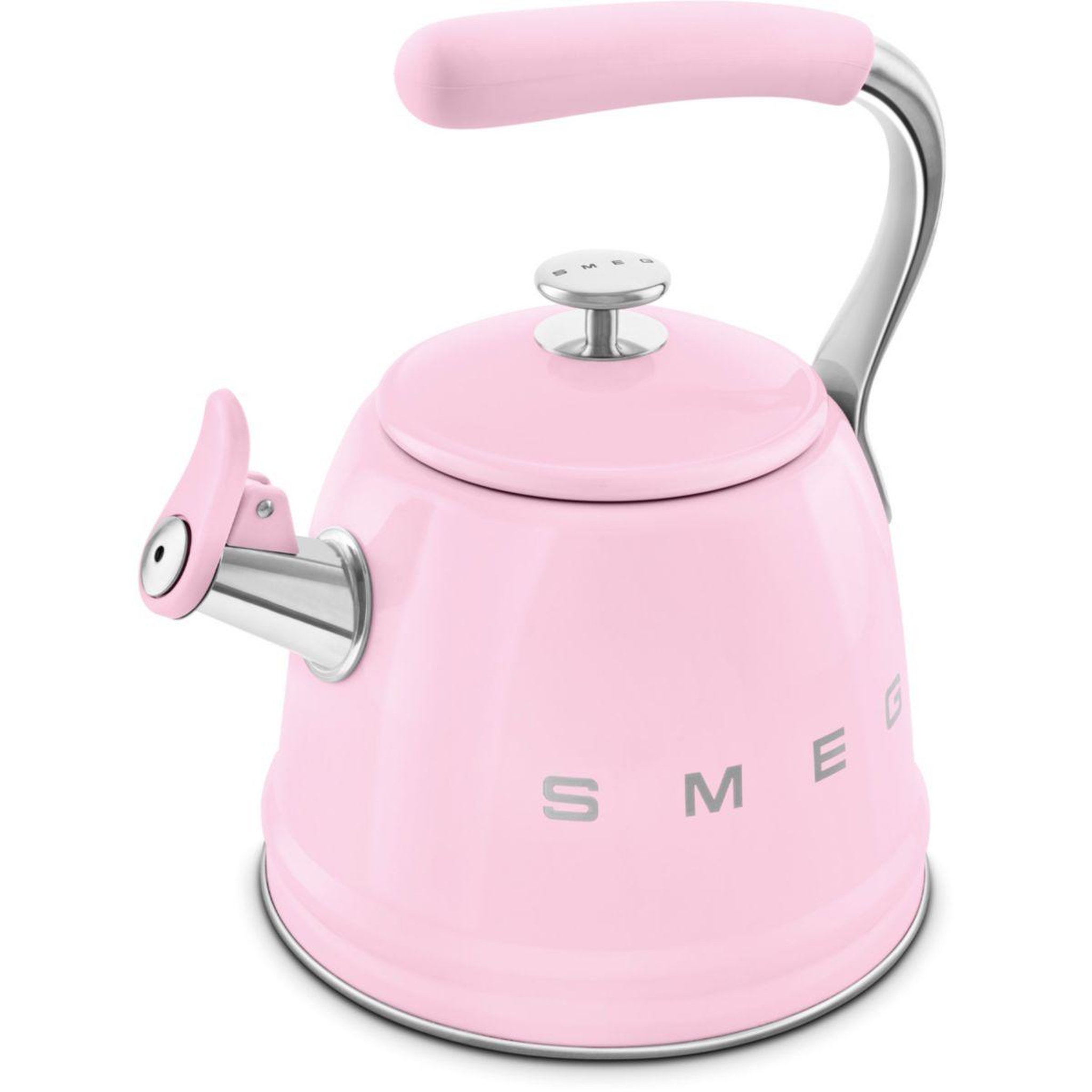 Voir la diapositive 5 : SMEG Bouilloire sifflante 2.3l rose