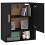 Voir la diapositive 4 : VIDAXL Armoire murale Noir 60x31x70 cm Bois d'ingenierie