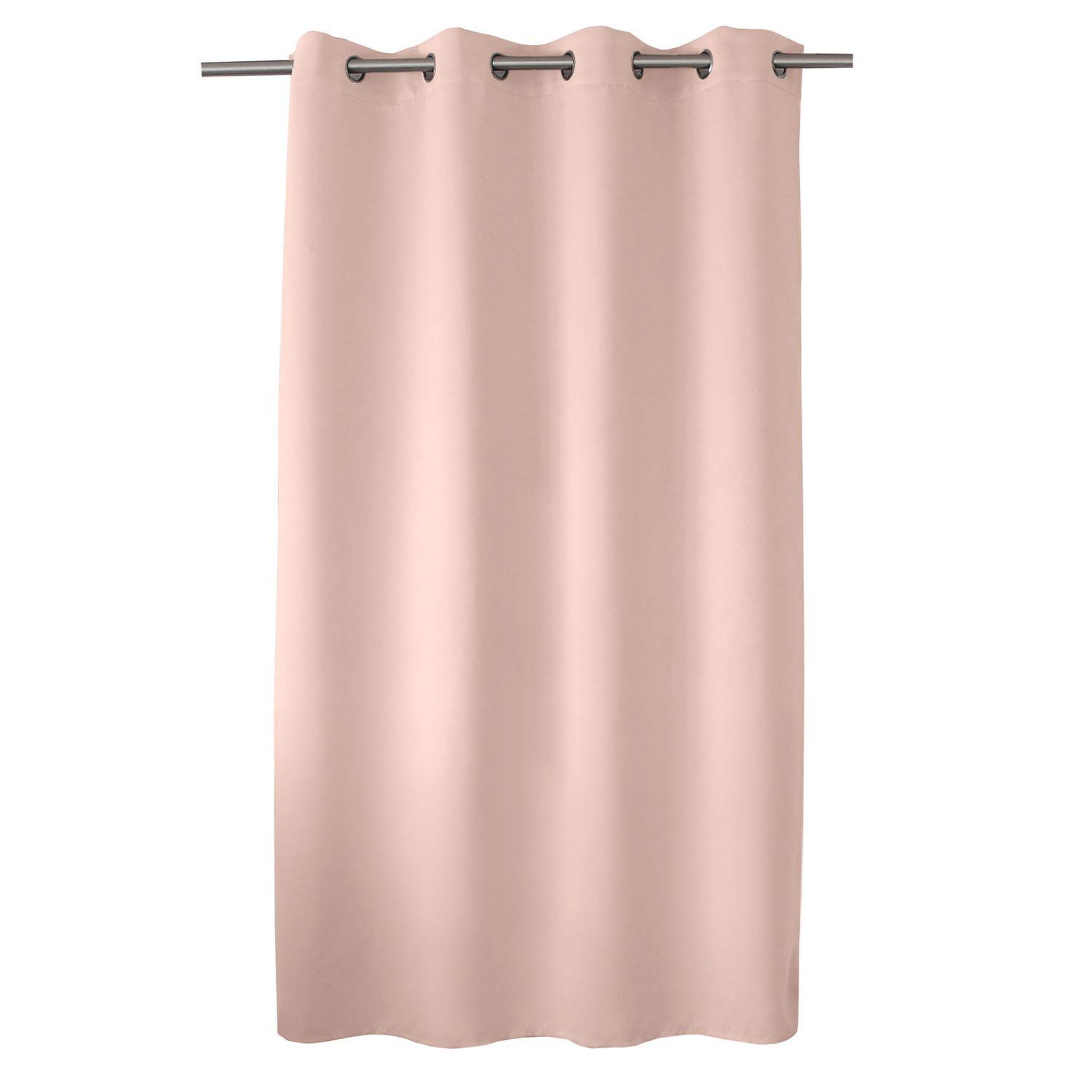 TOILINUX Rideau occultant classy - 140 x 180 cm - vieux rose