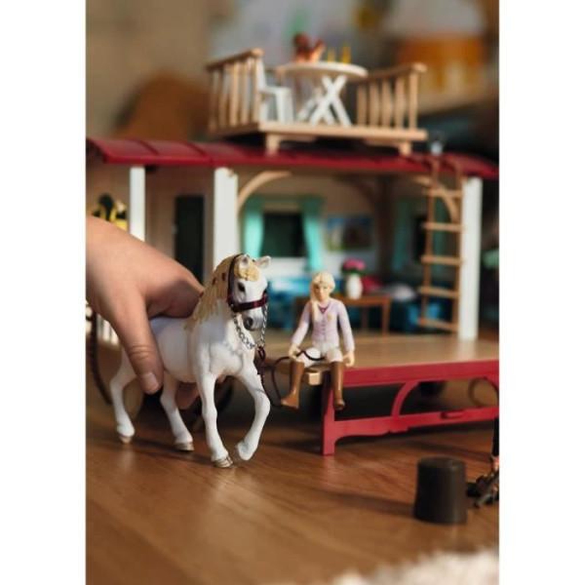 Voir la diapositive 3 : Schleich Caravane rencontres secretes, coffret schleich avec 1 cheval schleich inclus, coffret figurines pour enfants de 5 ans - schleich