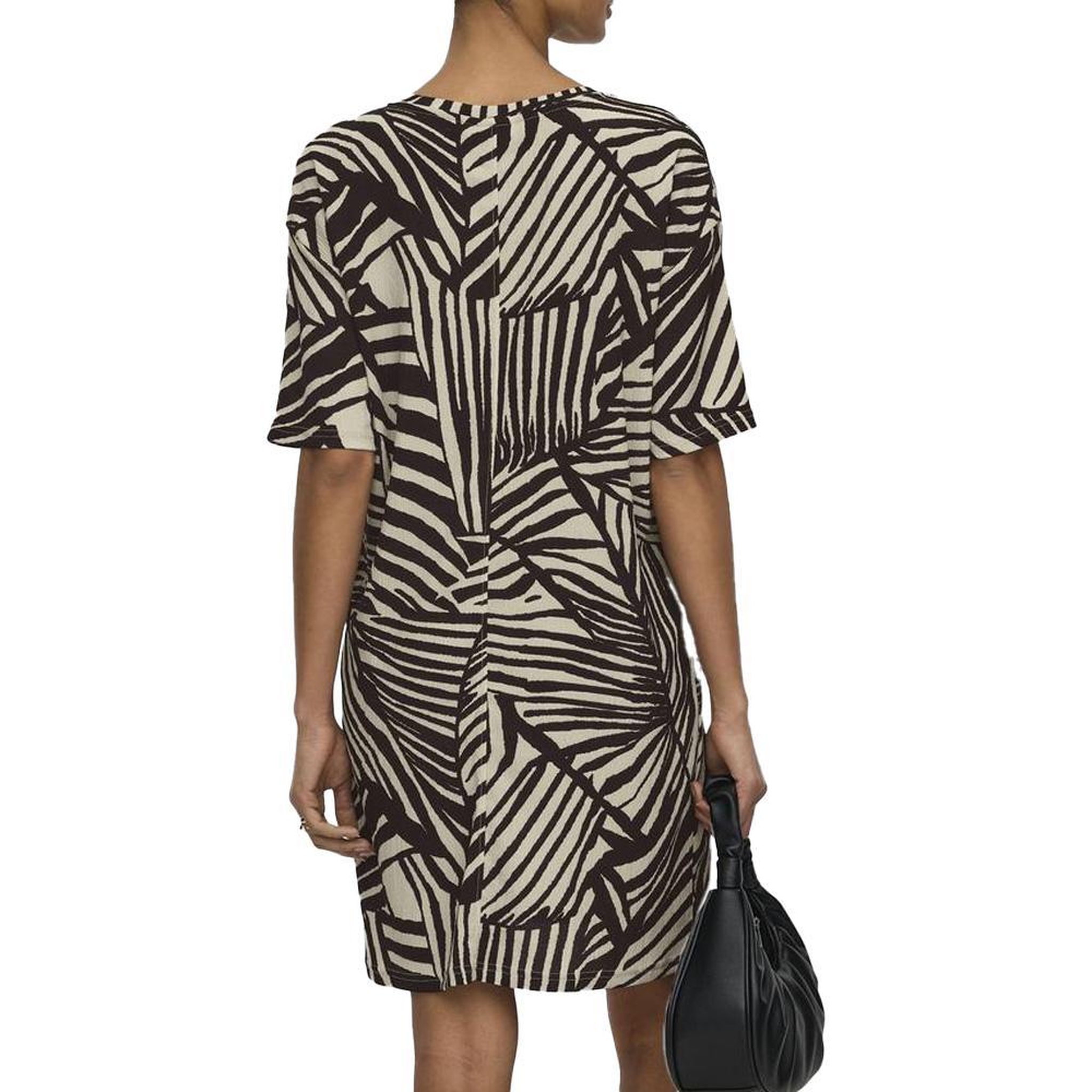 Voir la diapositive 2 : JACQUELINE DE YONG Robe Beige/Marron Femme JDY Ebbie