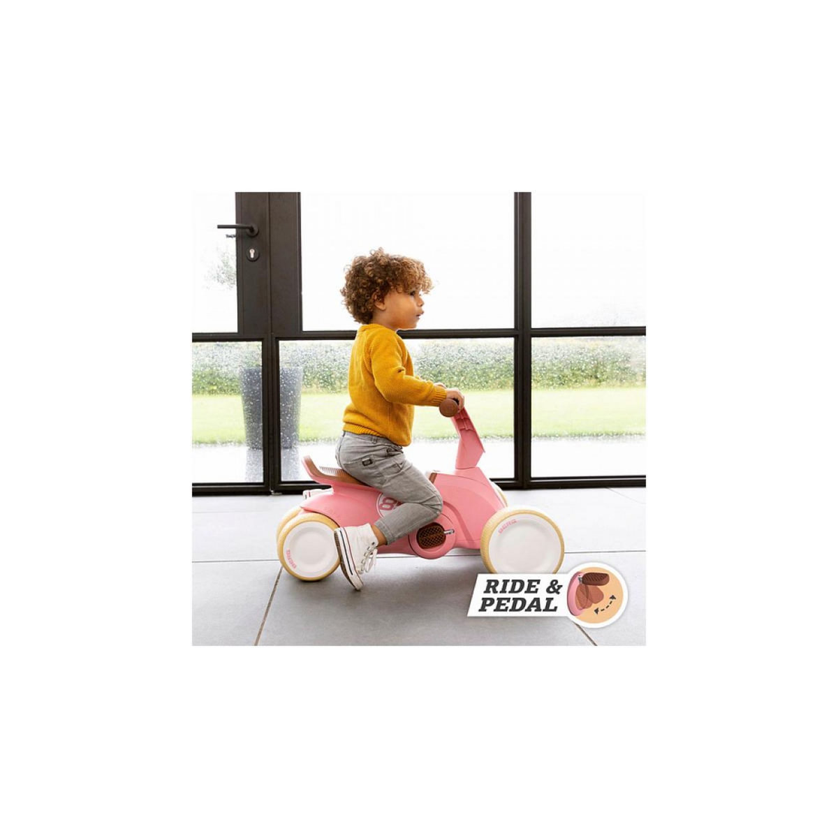 Berg Porteur GO² Retro rose