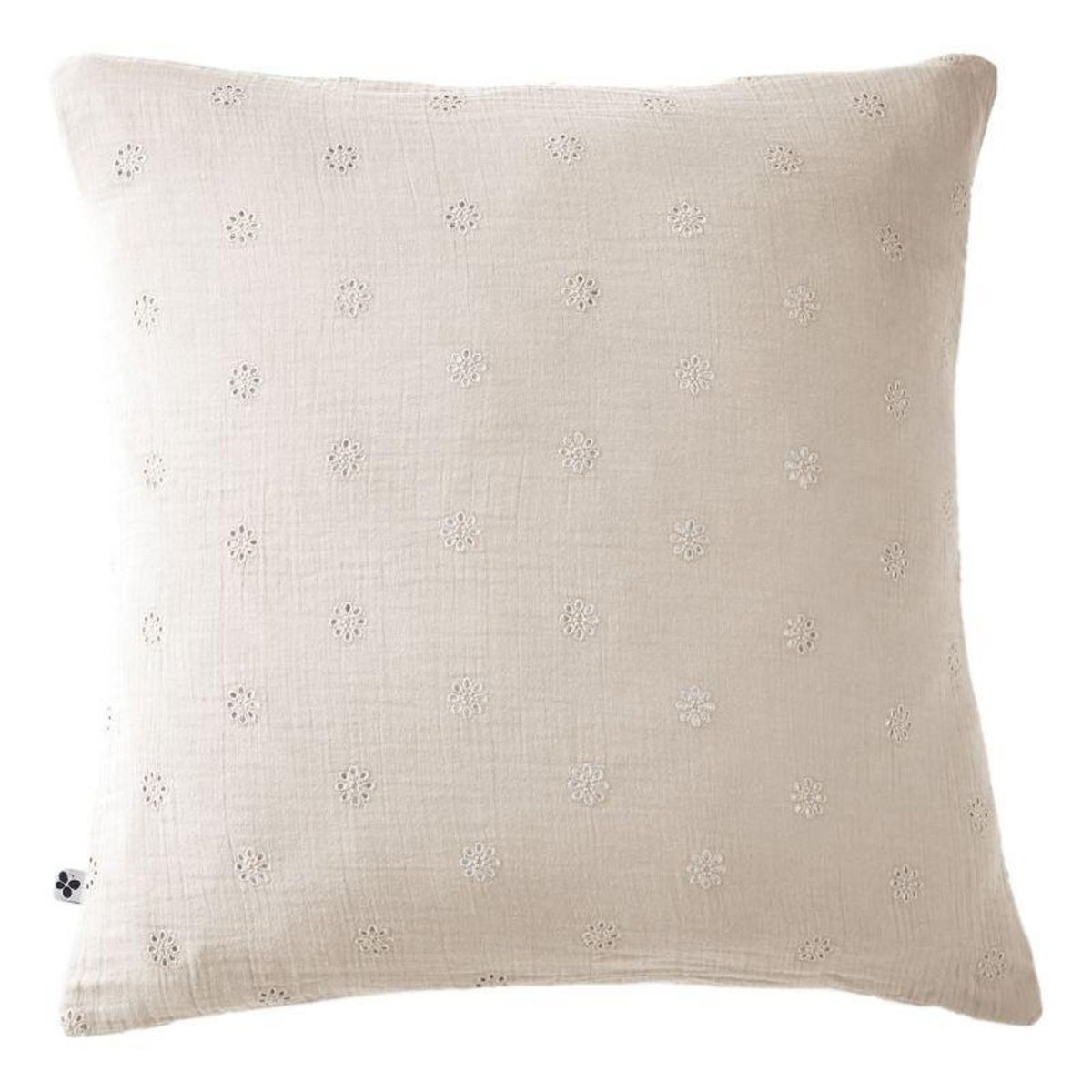 L EFFET PAPILLON Taie d'oreiller Brodée Déco  Gaïa Boho  60 x 60 cm & 50 x 70 cm  Gaze de Coton  l'Effet Papillon -  - 50 x 70 cm